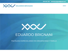 Tablet Screenshot of eduardobrignani.com